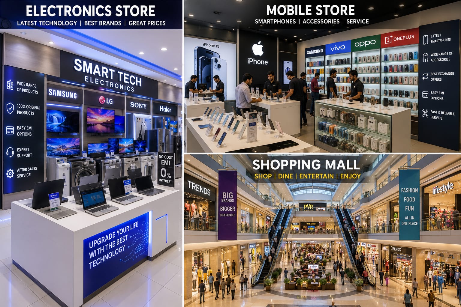 Electronics and mobile store EDC machine in Hyderabad
